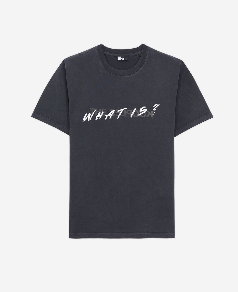 The Kooples HOMME BLACK WASHED t-shirt what is noir