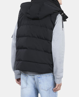 The Kooples MEN BLACK black sleeveless down jacket