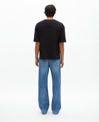 The Kooples HOMME NAVY t-shirt large uni bleu marine