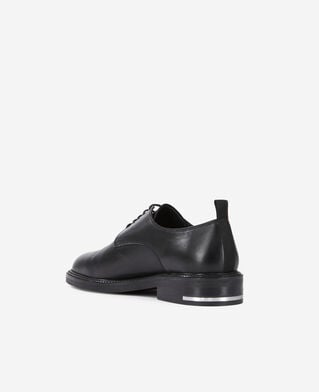 The Kooples HOMME BLACK chaussures à lacets en cuir noires