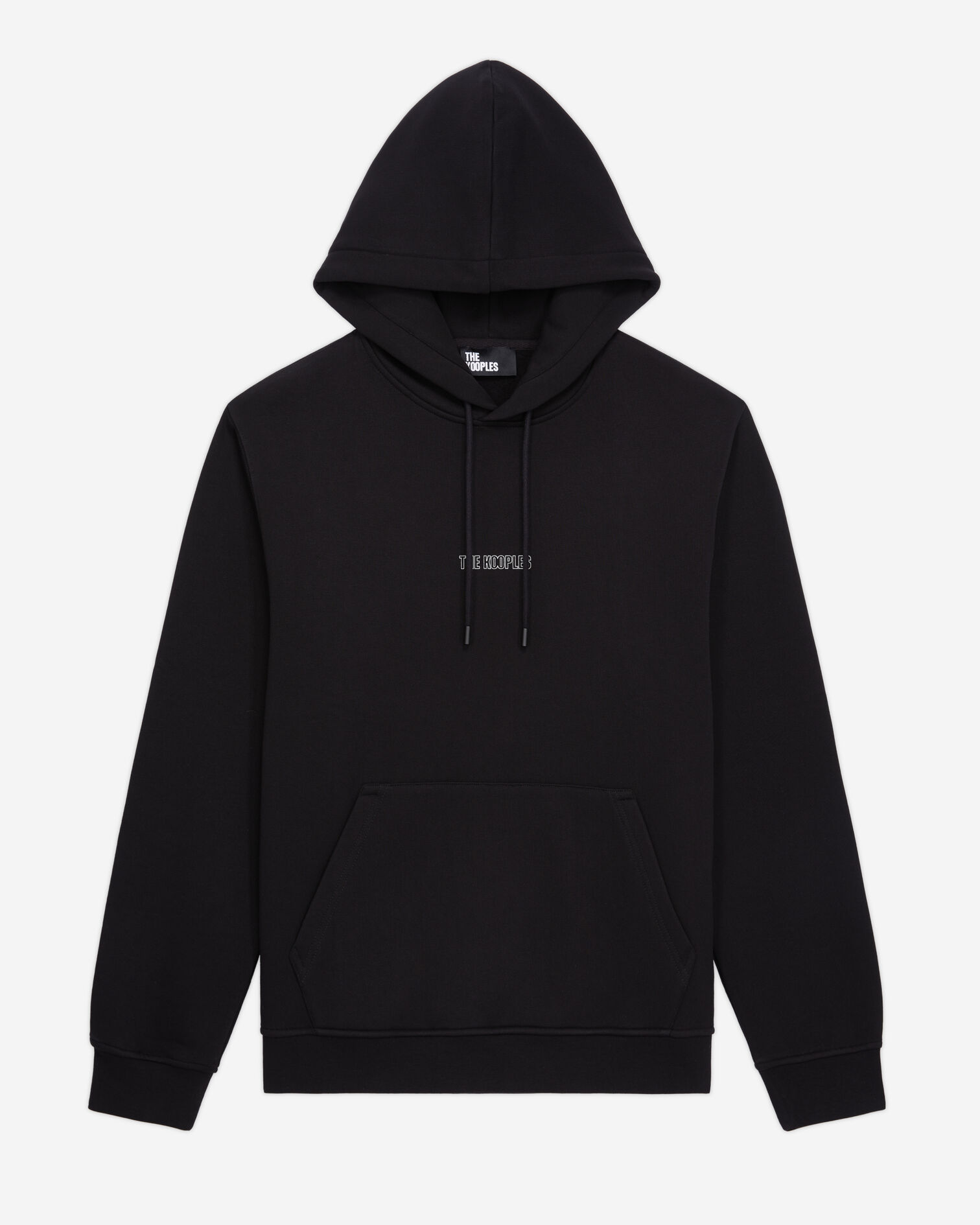 Sweatshirt à capuche noir avec logo, BLACK, hi-res image number null