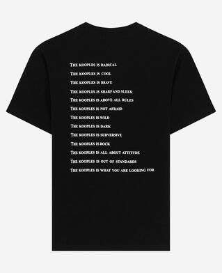 The Kooples HOMME BLACK t-shirt what is à strass noir