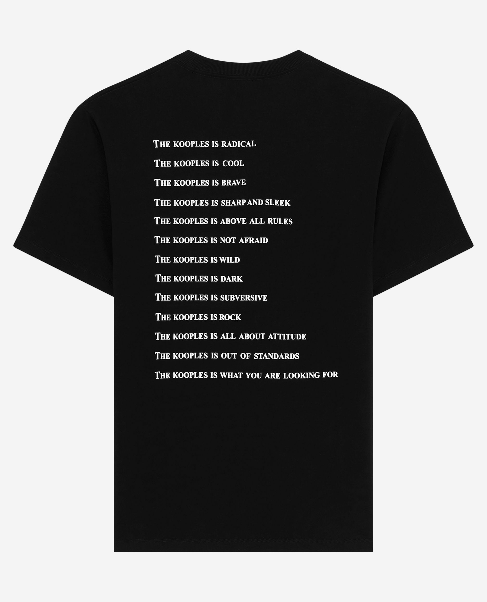 T-shirt What is à strass noir, BLACK, hi-res image number null