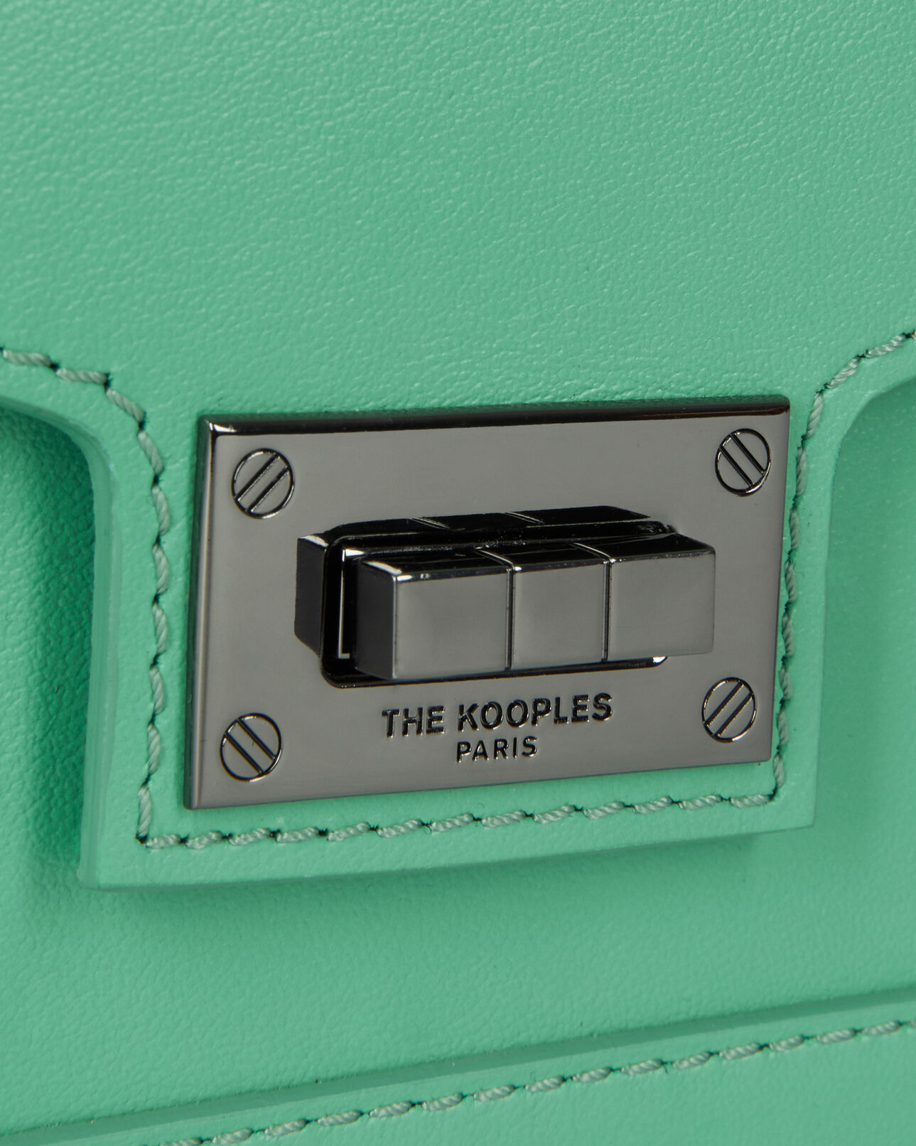 The Kooples WOMEN MINT emily nano green leather bag