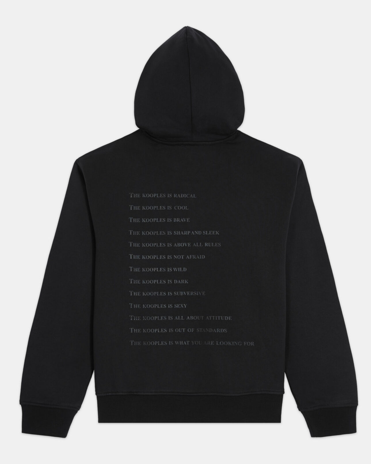 The Kooples WOMEN BLACK black what is sweatshirt