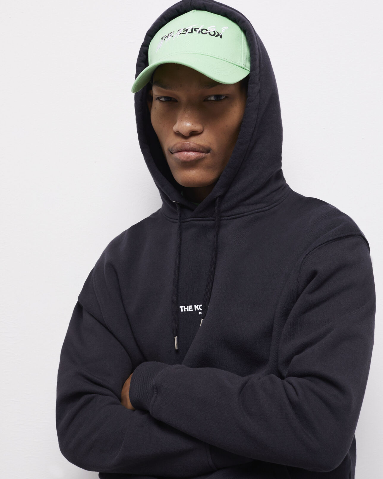 The Kooples MIXED GREEN light green what is cap