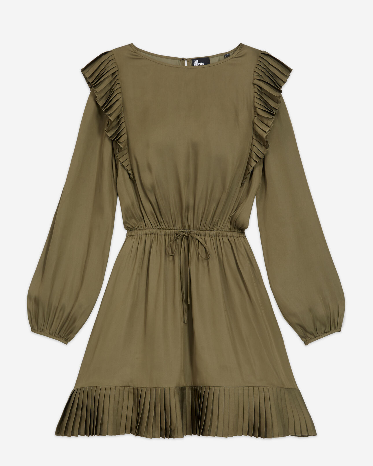 The Kooples DAMEN OLIVE NIGHT kurzes kleid in khaki