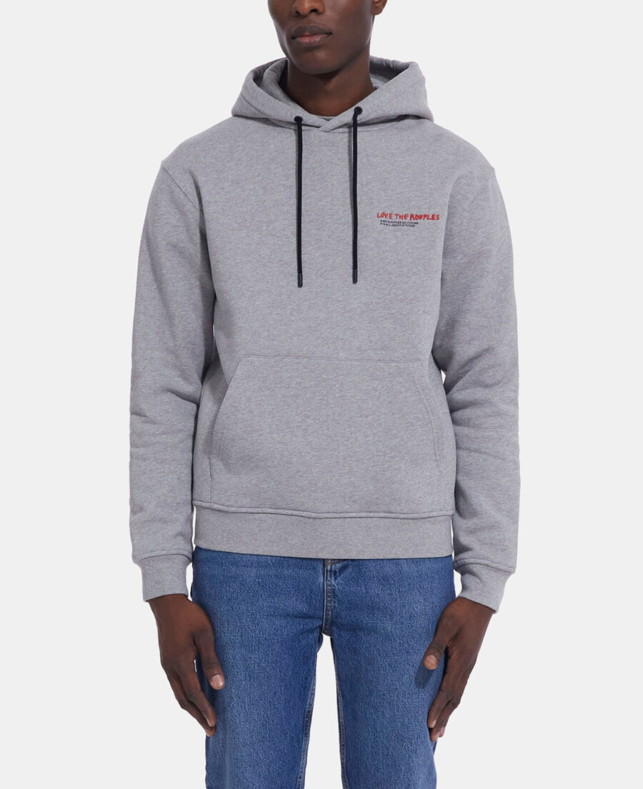 sweatshirt i love kooples gris
