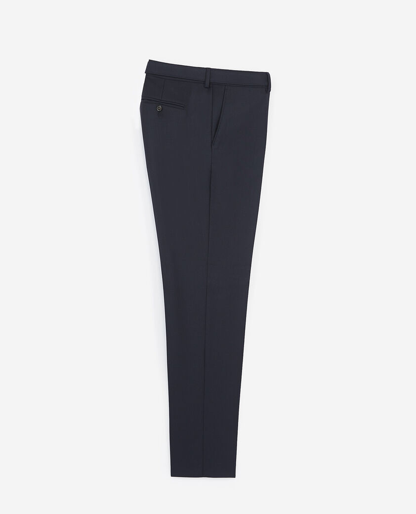 The Kooples H DARK NAVY navy blue wool fitted suit trousers