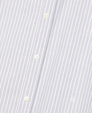 The Kooples MEN BLUE blue striped shirt with contrasting collar