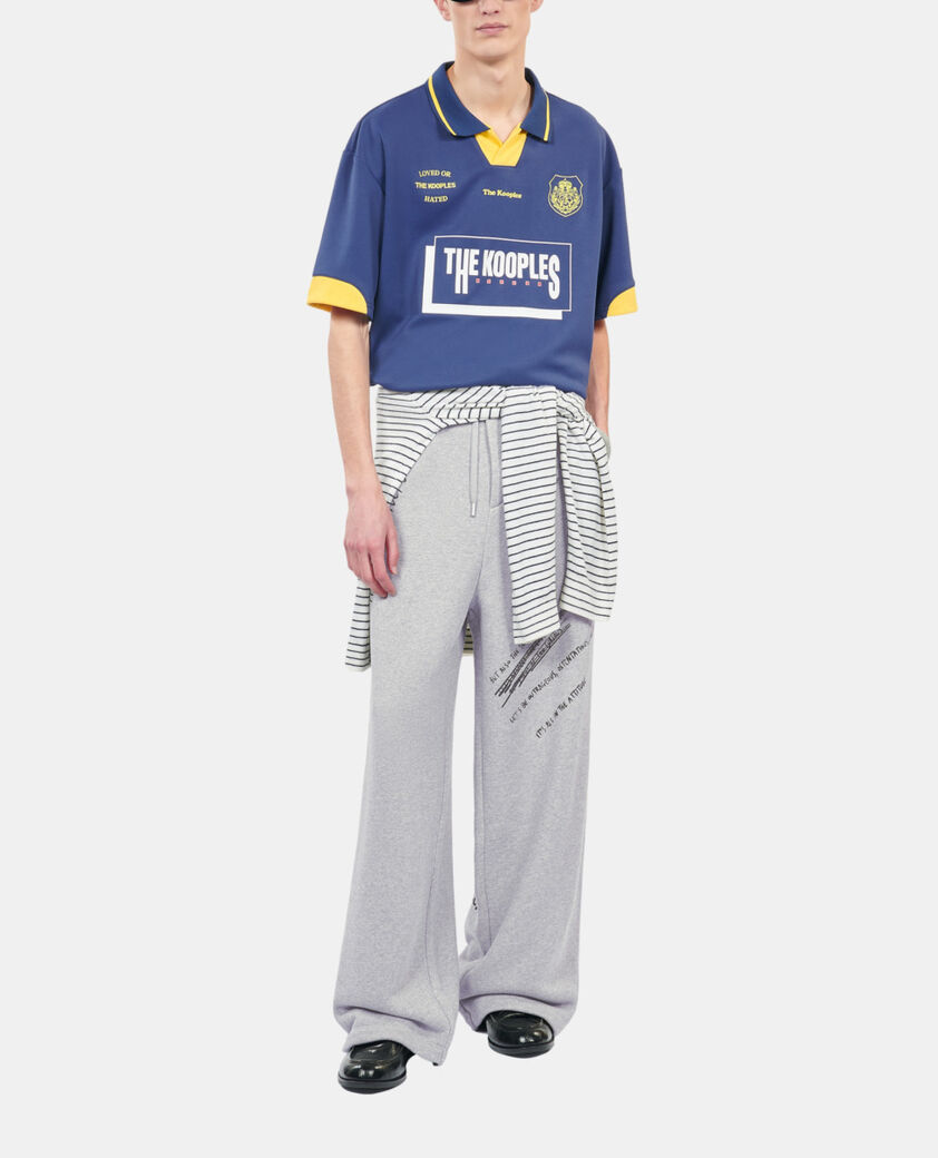 The Kooples H BLUE BRUT tk team blue polo t-shirt