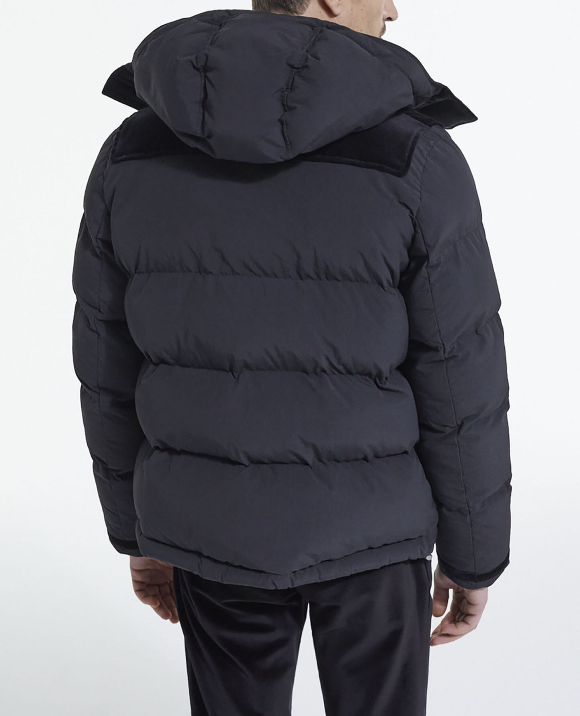 Black down jacket, BLACK, hi-res image number null