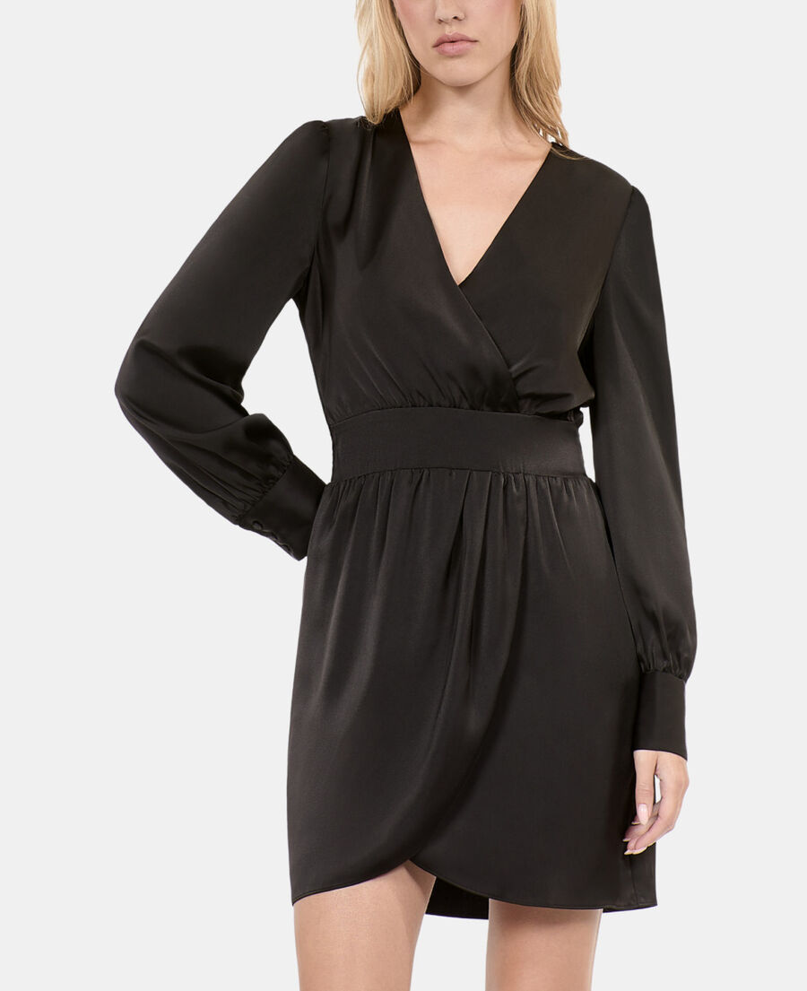 The Kooples FEMME BLACK robe courte noire