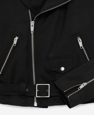 The Kooples HOMME BLACK blouson noir détails zippés