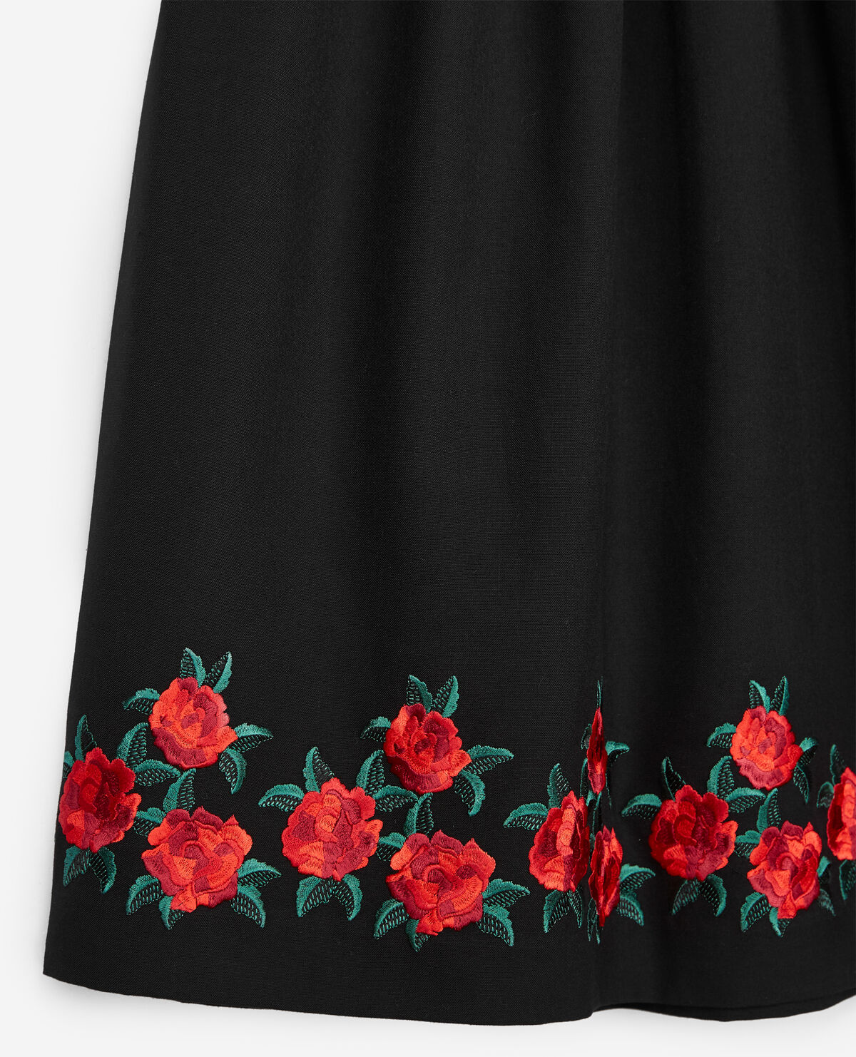 Jupe brodée fleurs clearance