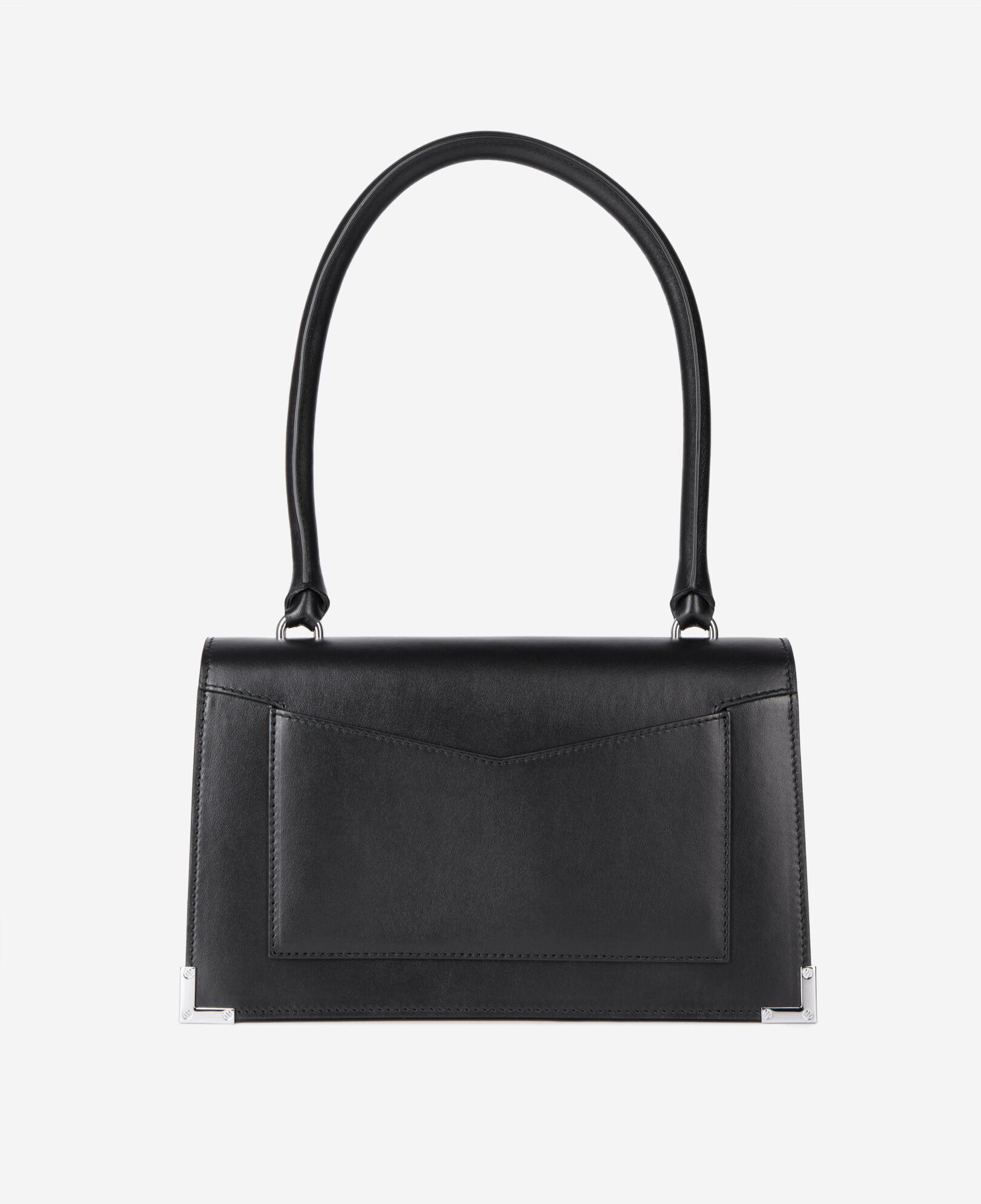 The Kooples WOMEN BLACK emily shoulder bag in black leather