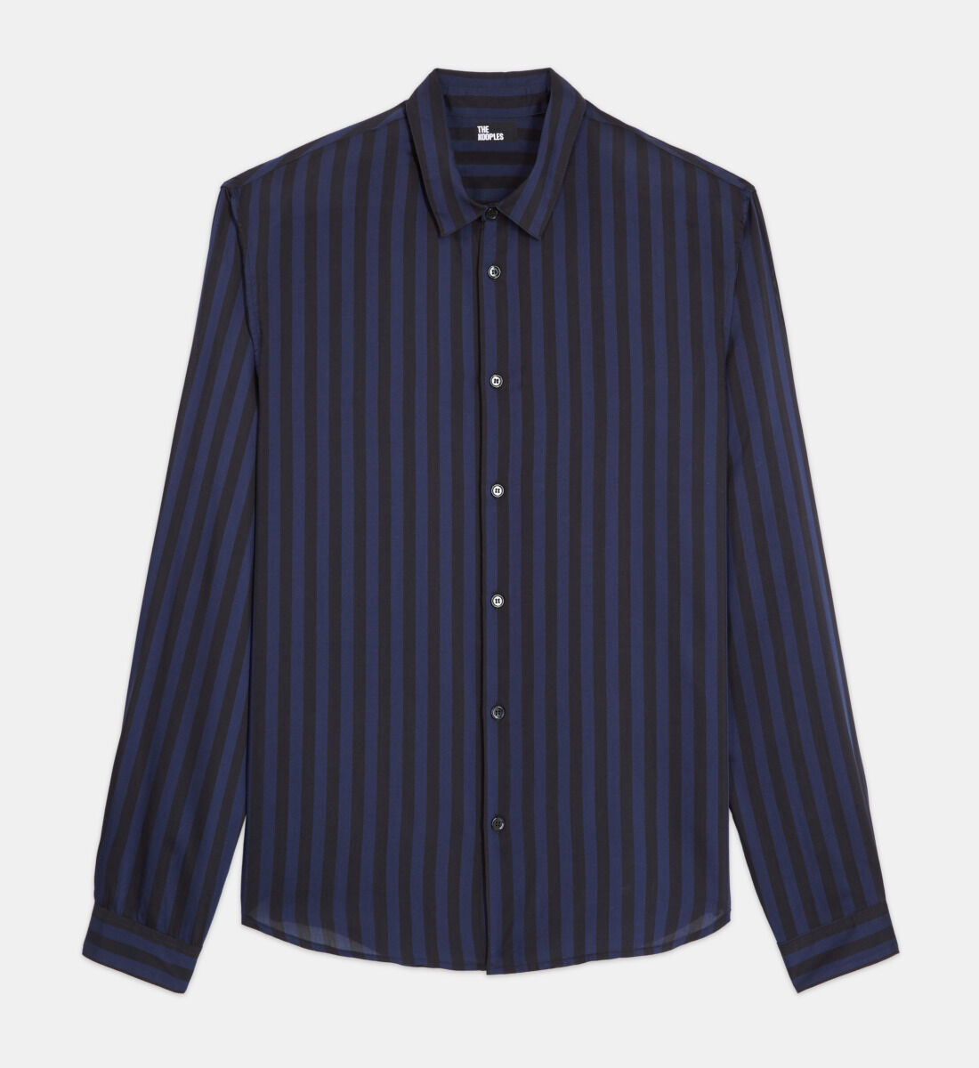Striped shirt with classic collar