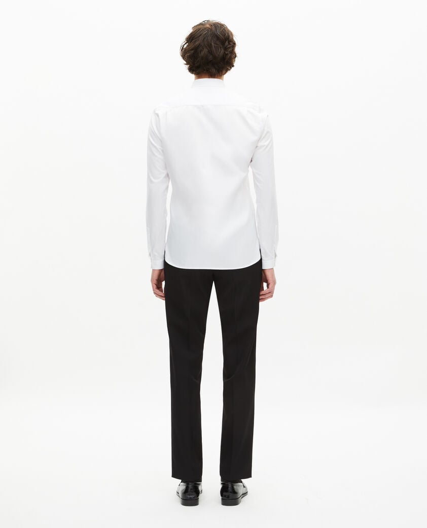 The Kooples H WHITE white shirt with officer collar