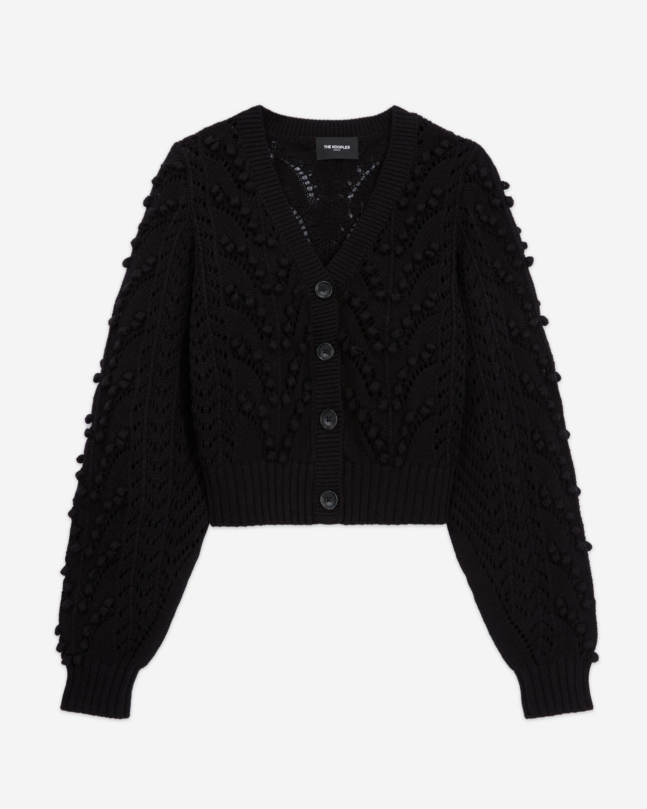 The Kooples FEMME BLACK cardigan noir
