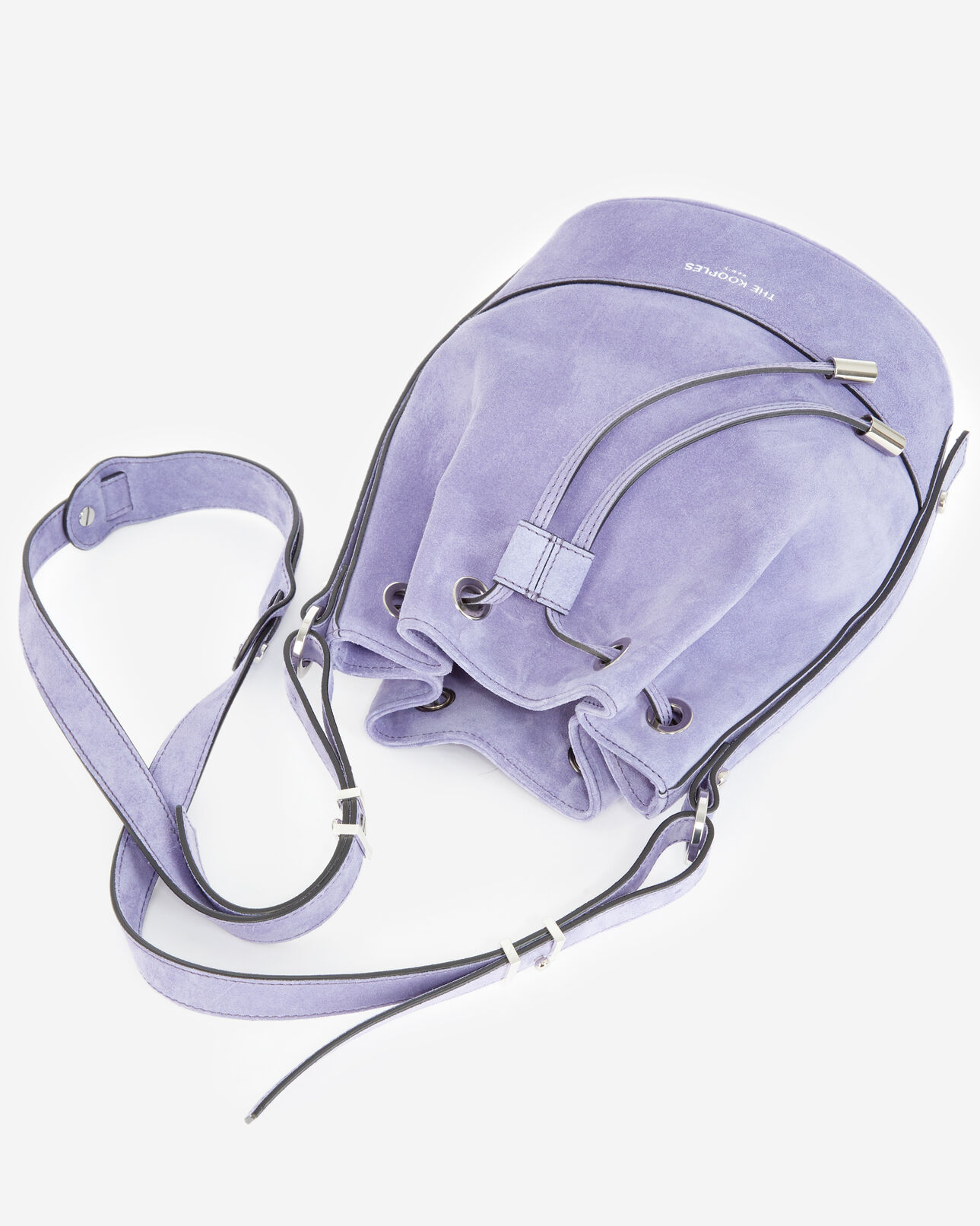 The Kooples FEMME VIOLET sac medium tina en cuir lilas