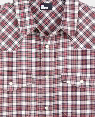 The Kooples H BLACK ECRU RED checked shirt