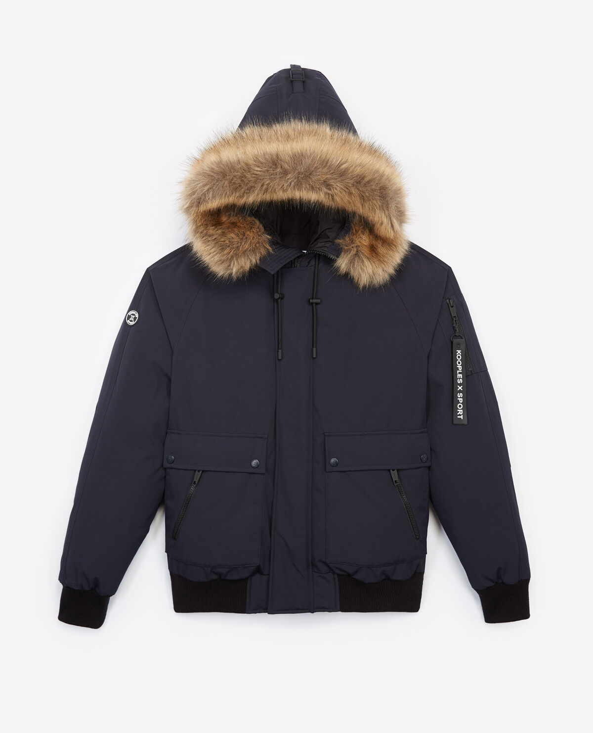 The kooples parka with fur hood shop