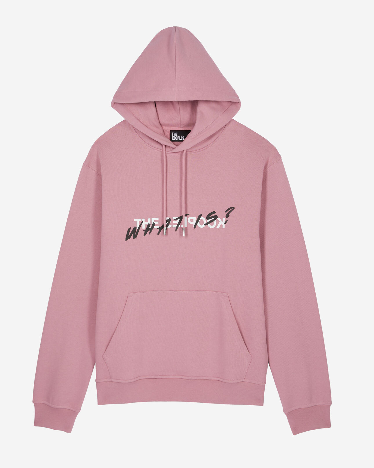 The Kooples MEN PINK WOOD lilac what is hoodie