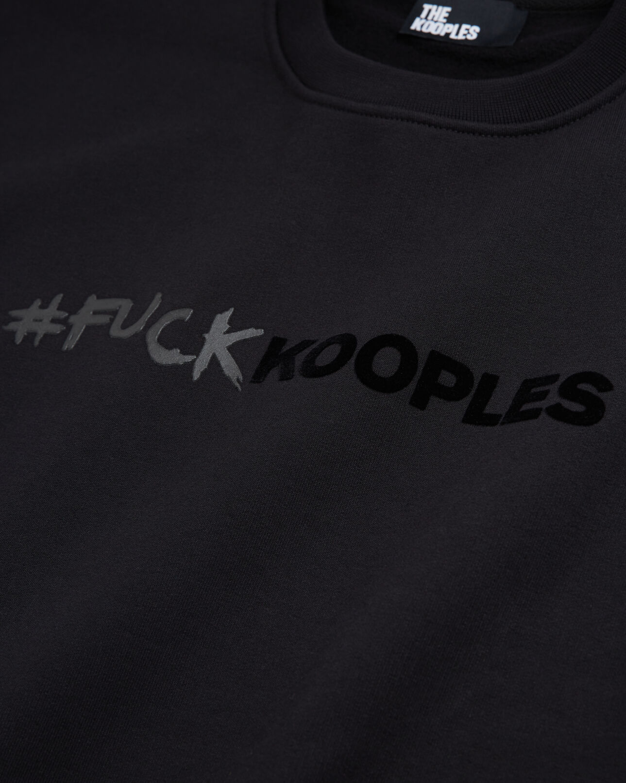 The Kooples HOMBRE BLACK sudadera logotipo negra