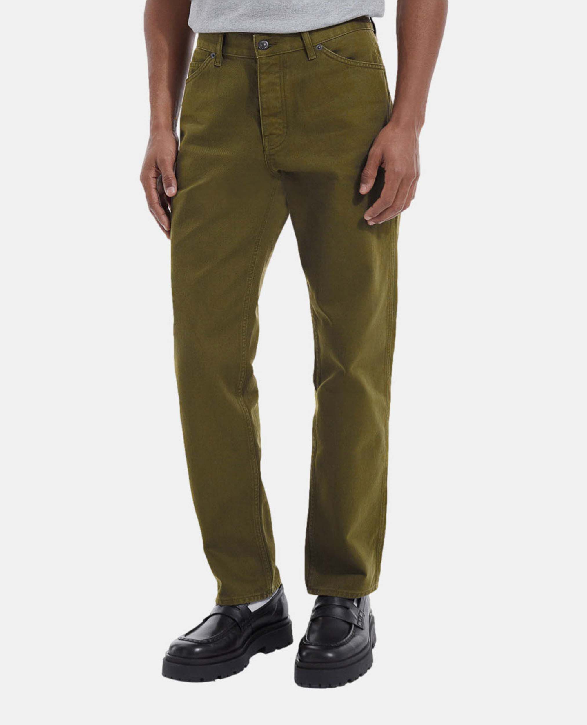 Jean cut khakis top