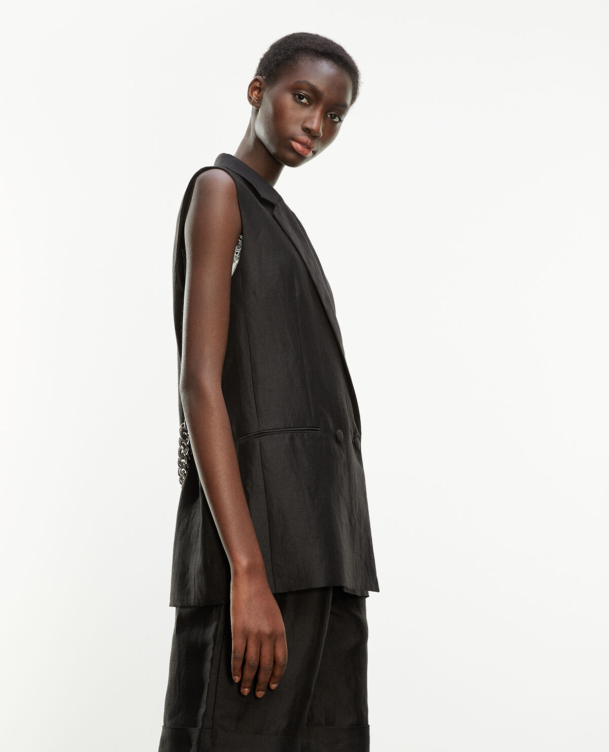 Wool sleeveless jacket 2025