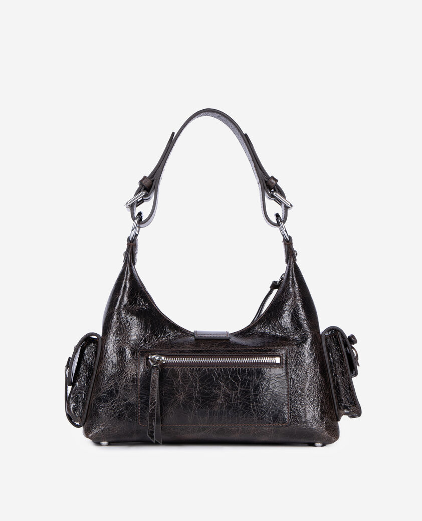 The Kooples WOMEN BROWN amelia light brown studded bag