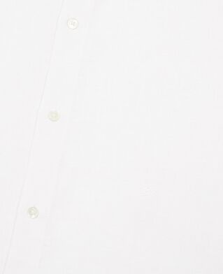 The Kooples HOMME WHITE chemise en lin blanche