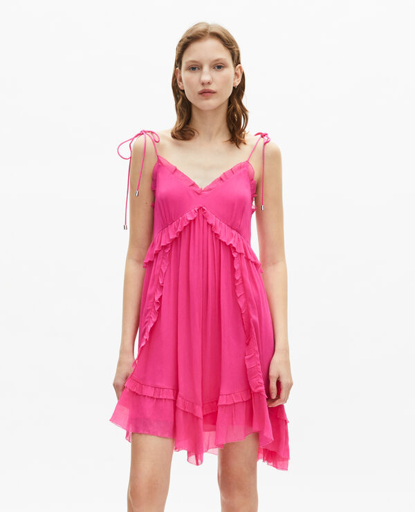 Robe courte fuchsia The Kooples