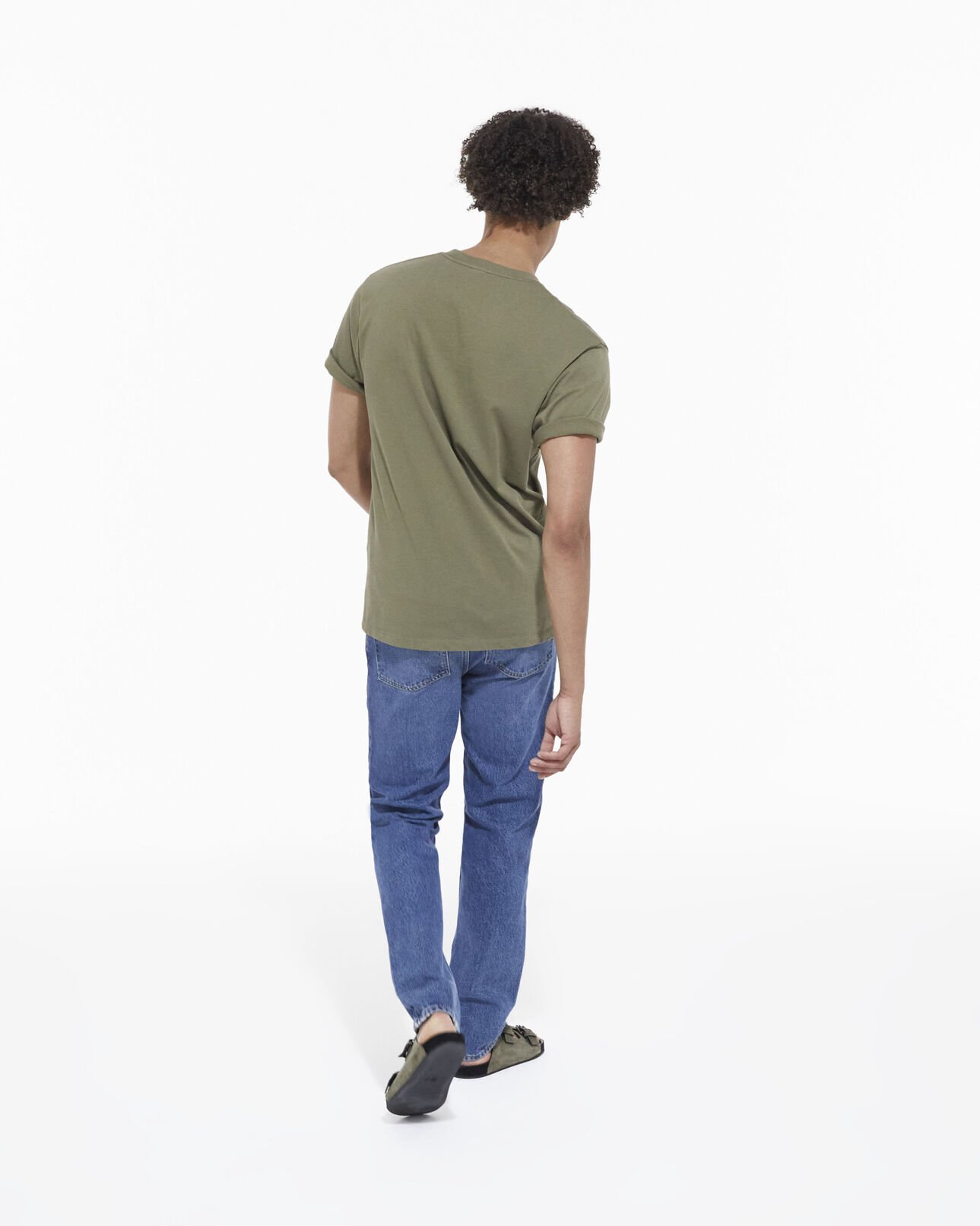 The Kooples HOMME BLUE DENIM jean droit bleu