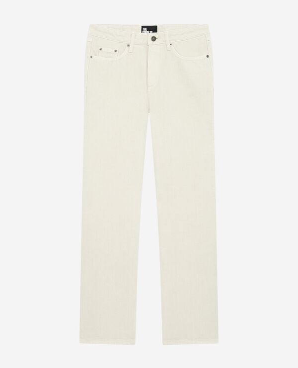 The Kooples WOMEN ECRU ecru straight jeans