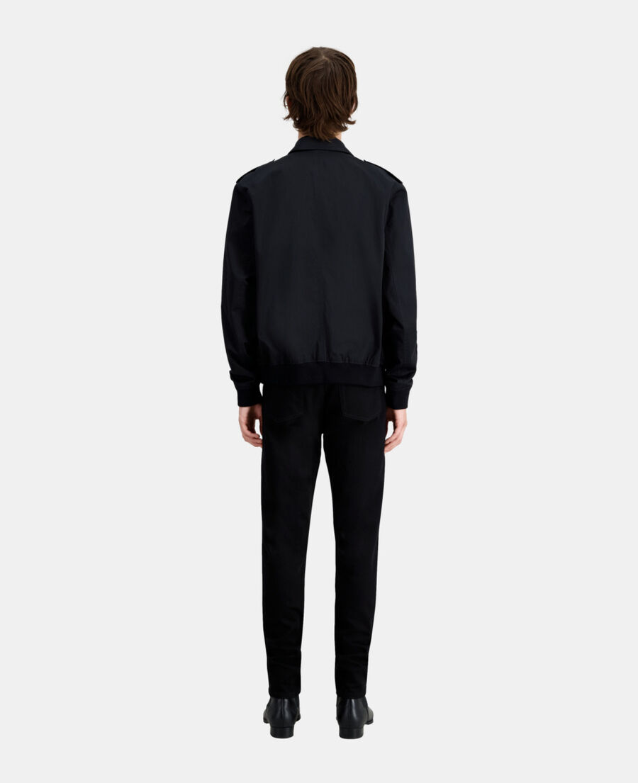 The Kooples H BLACK black cotton jacket