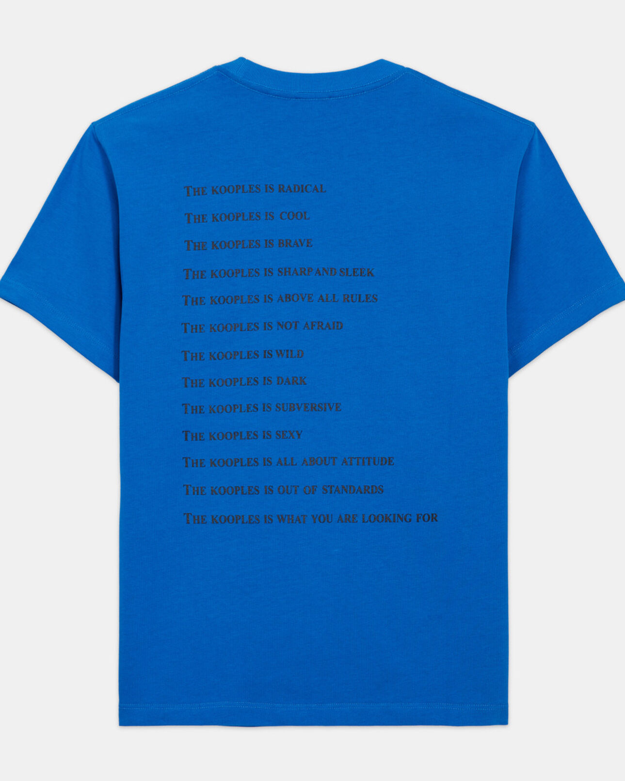The Kooples WOMEN INK BLUE what is blue t-shirt