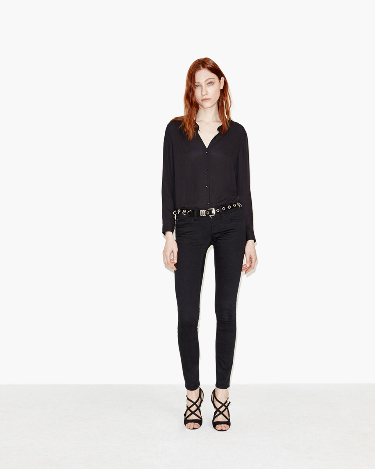 The Kooples MUJER BLACK shirt