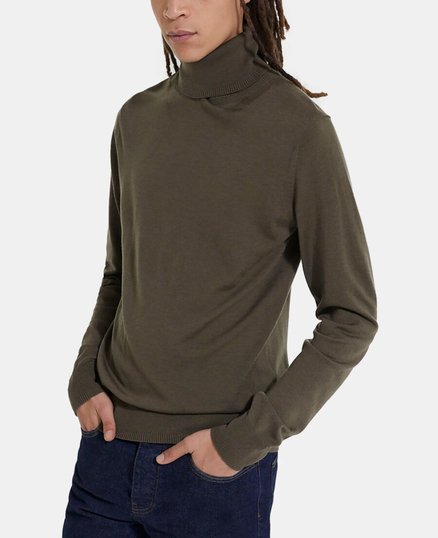 The Kooples H ALGUE green merino sweater