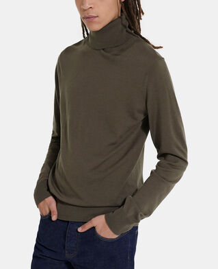 The Kooples H ALGUE green merino sweater