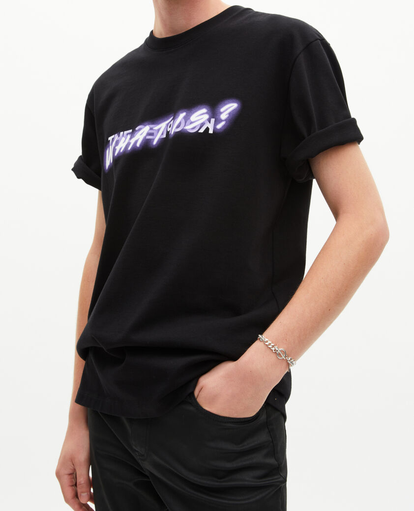 The Kooples HOMME SILVER bracelet large en cha&icirc;ne argent&eacute;