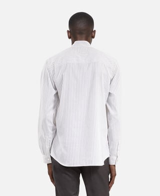 The Kooples MEN BLACK WHITE white pinstripe shirt