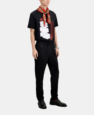 The Kooples HERREN BLACK schwarze hose aus flanell