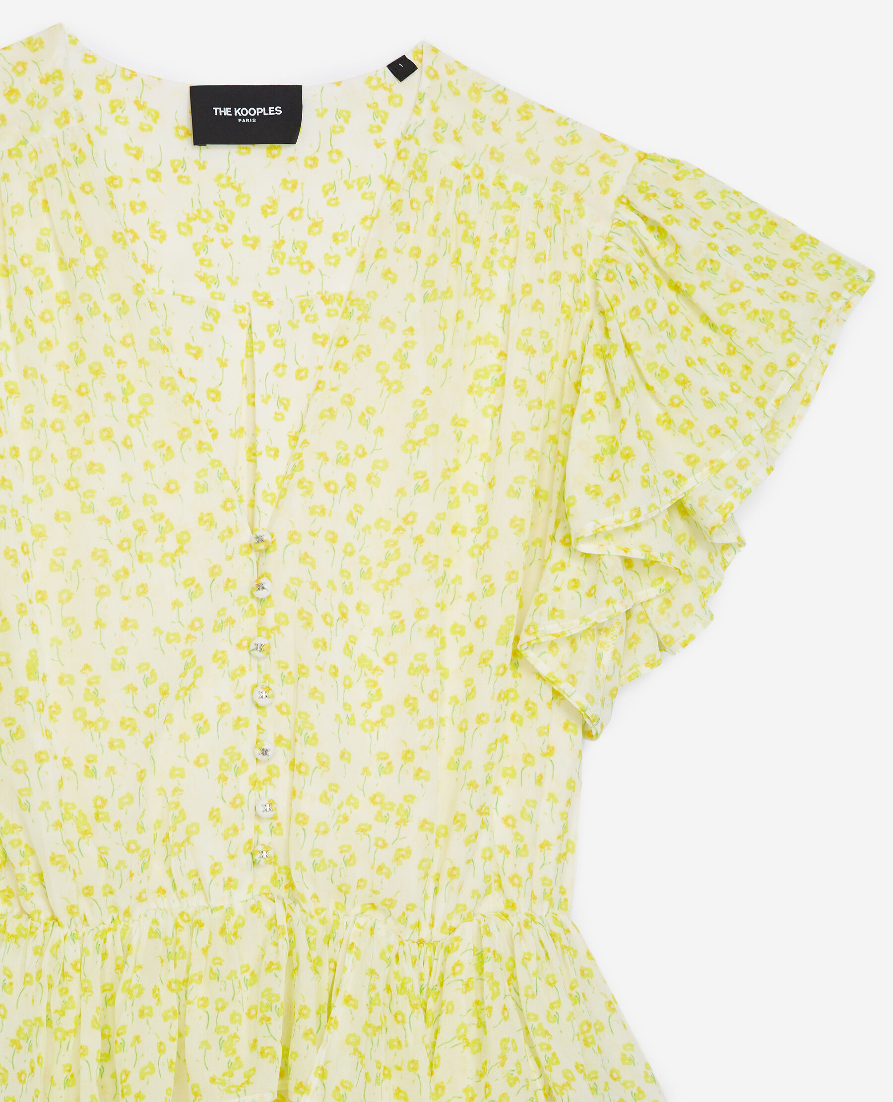 Kooples yellow shop dress