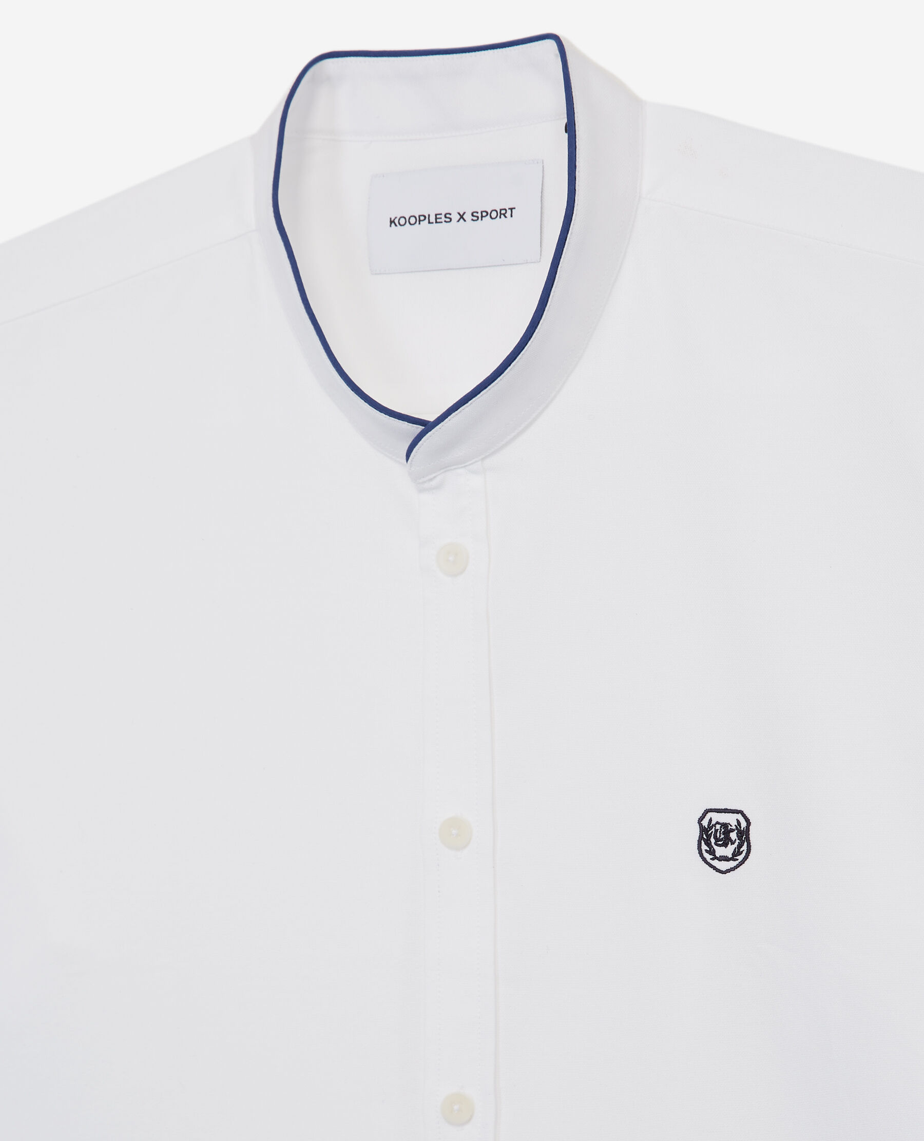 Chemise blanche col officier contrast The Kooples