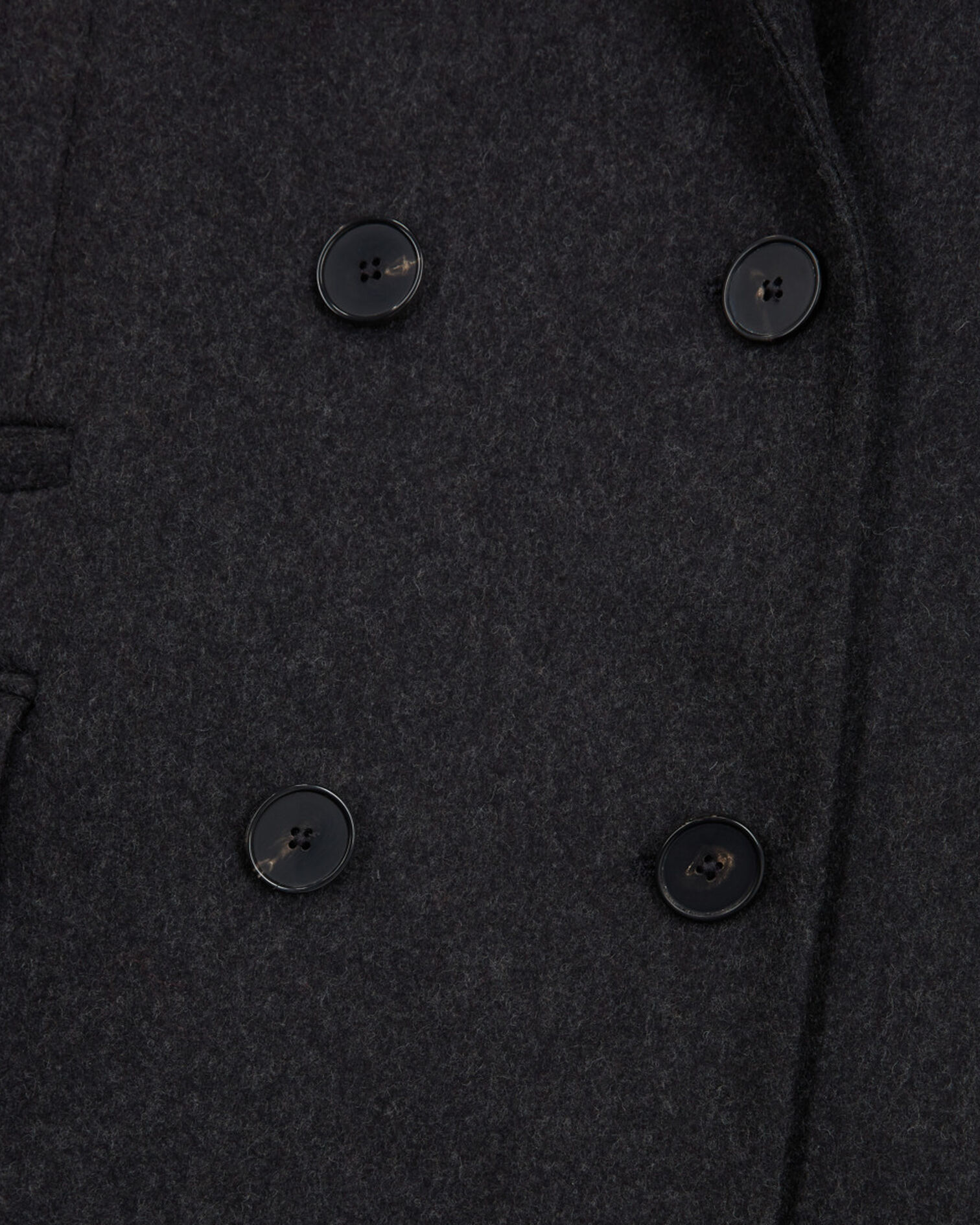 Gray wool coat, GREY, hi-res image number null