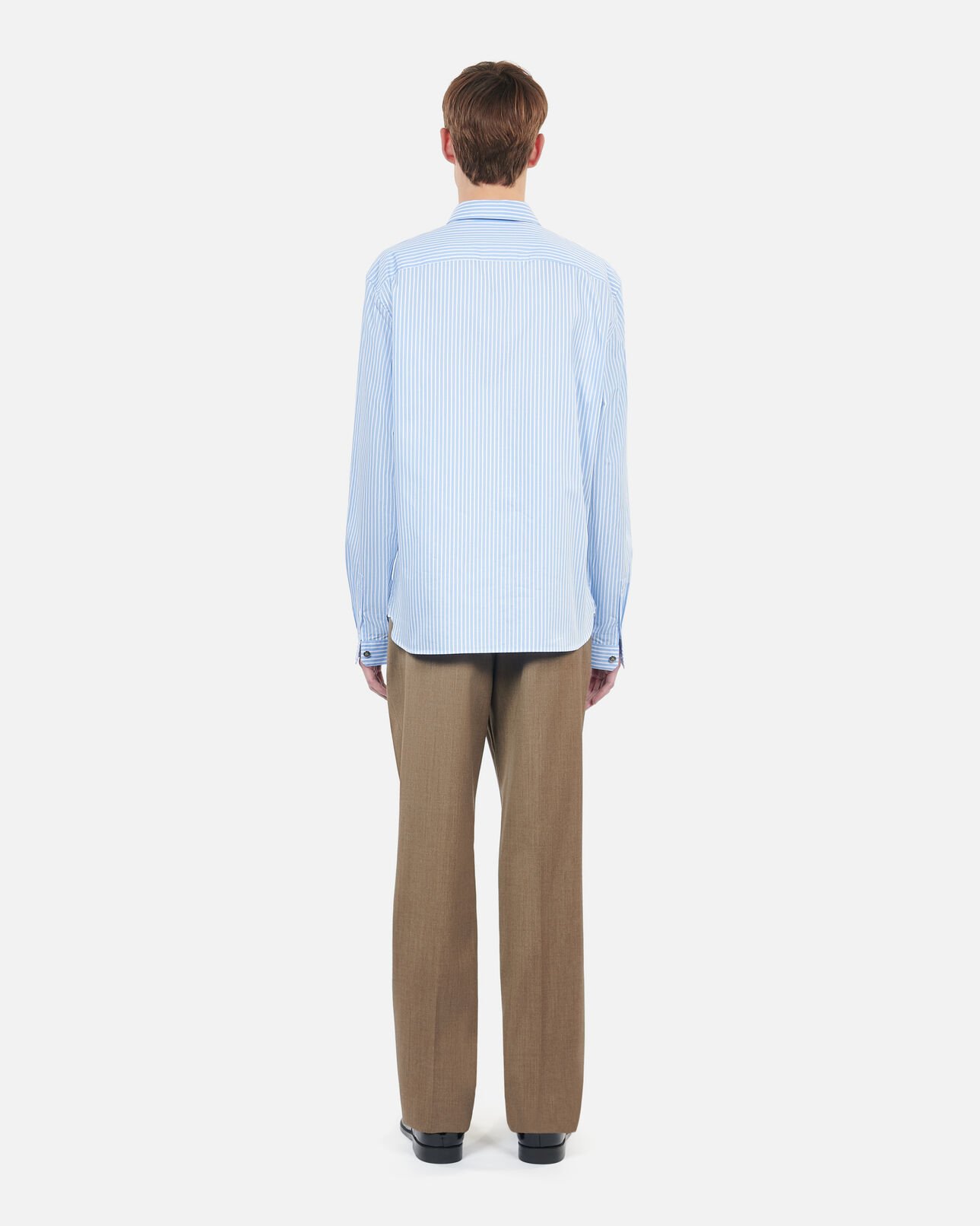 The Kooples MEN BLUE WHITE formal striped shirt
