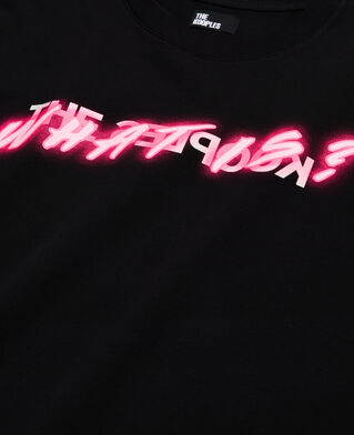 The Kooples MEN BLACK men's what is black t-shirt