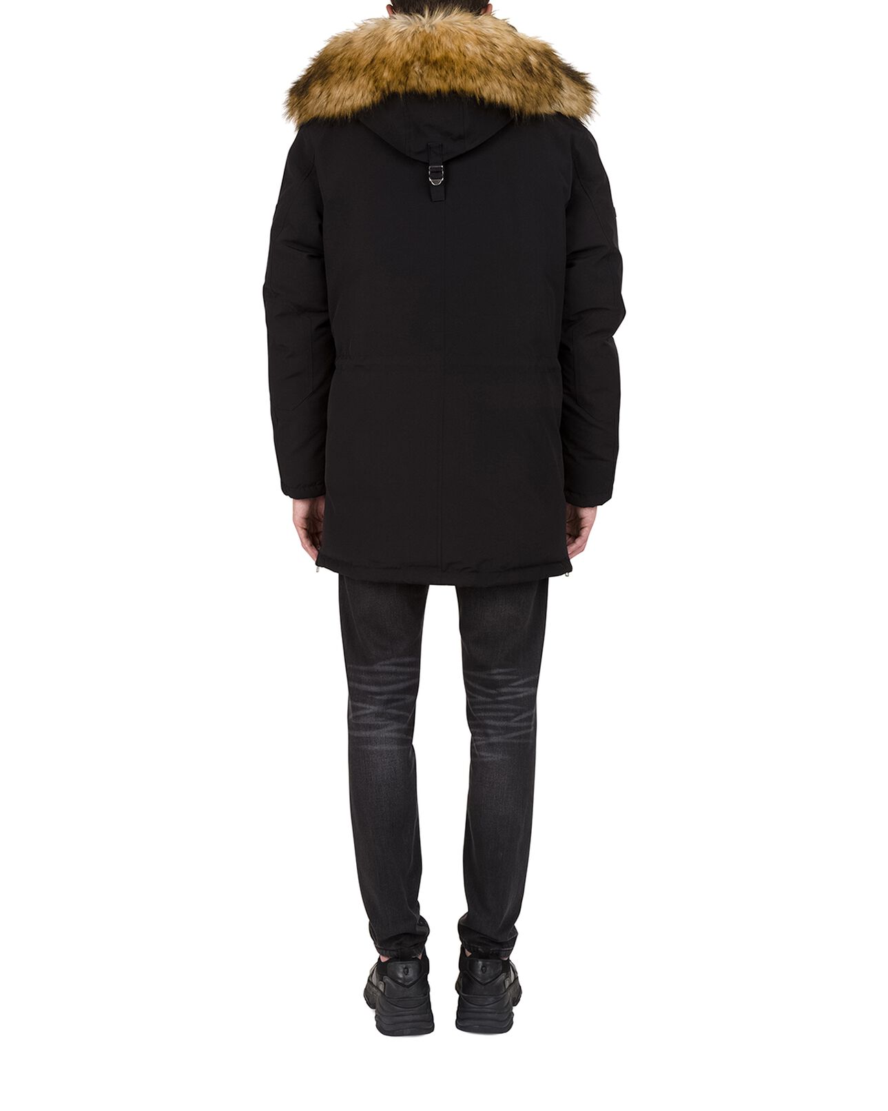 The Kooples MEN BLACK oversize parka 