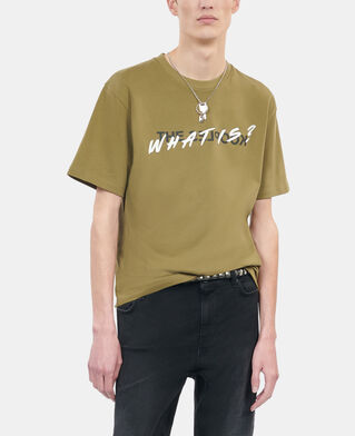 The Kooples MEN OLIVE khaki what is t-shirt